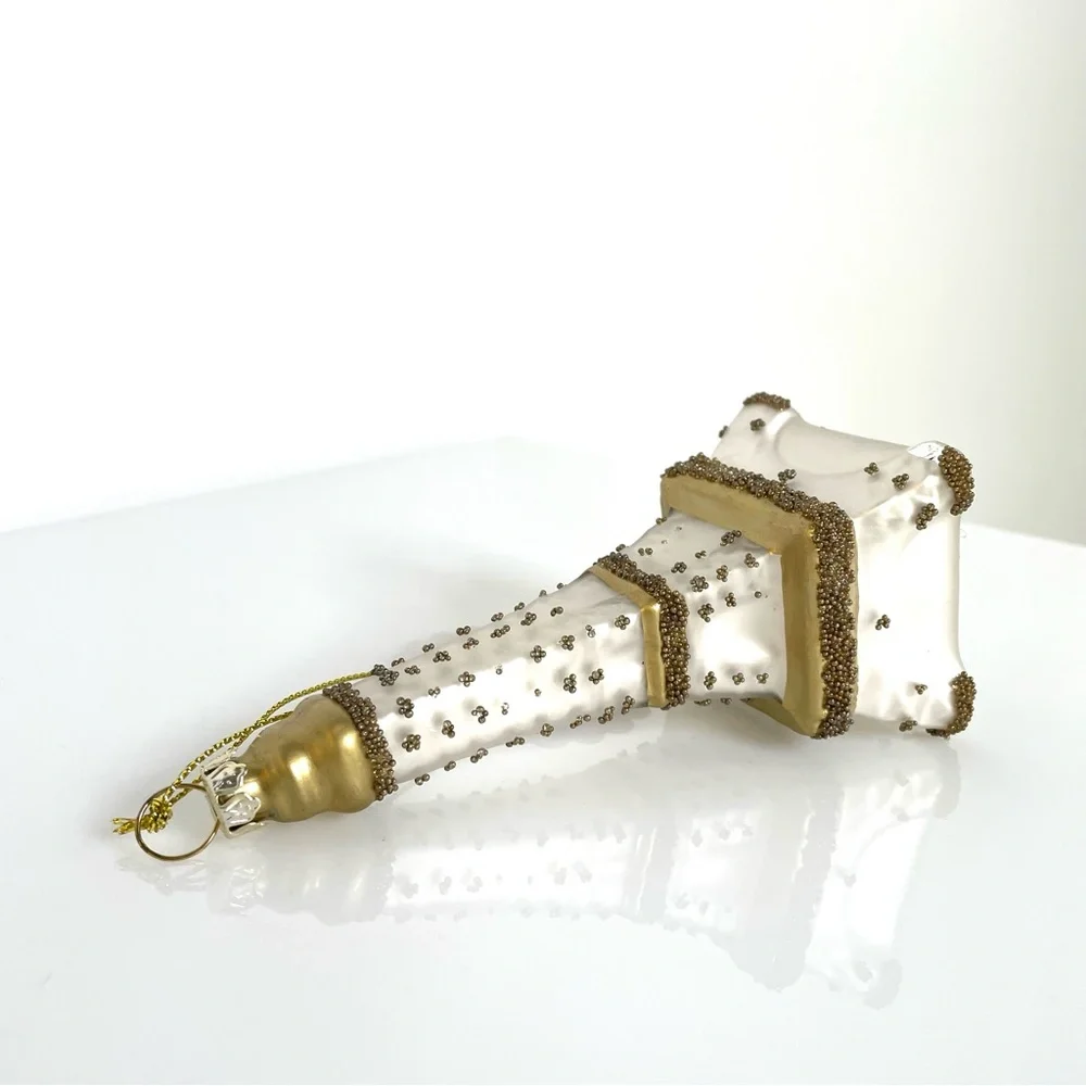 Holiday | Collectors! NWT! Anthropologie Glass Eiffel Tower Paris Ornament Bulb